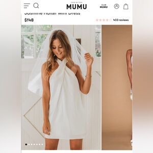 Show Me Your Mumu Jasmine Halter Mini Dress